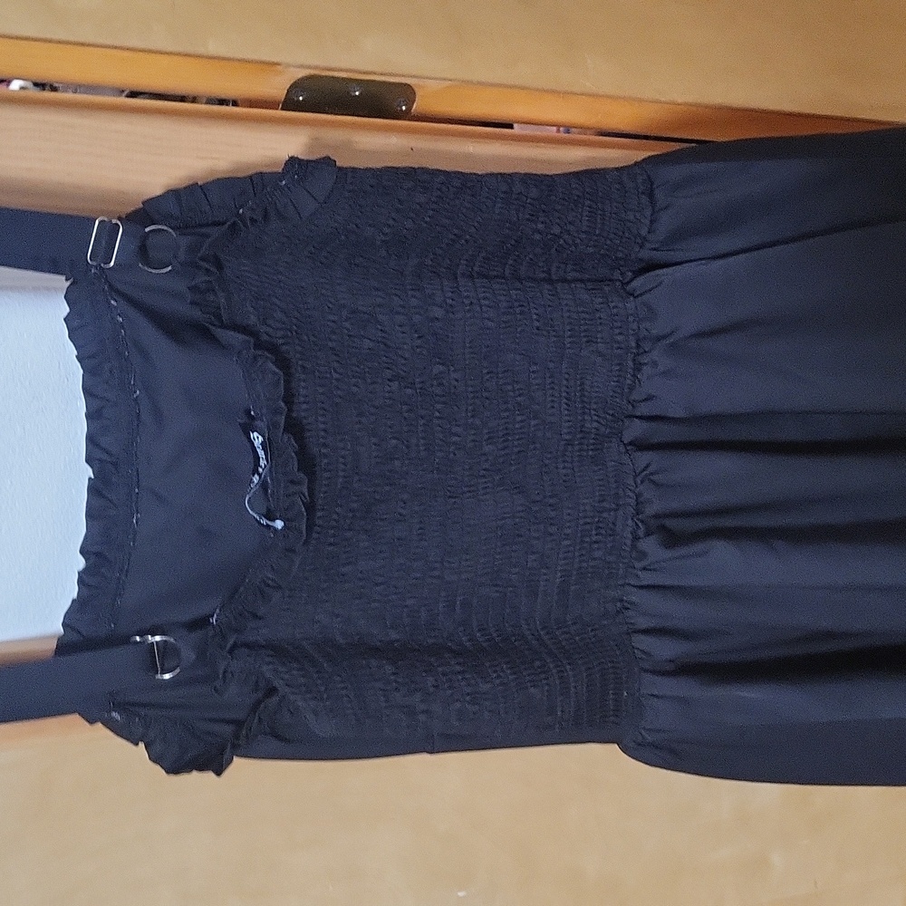 Gothic Ruffle Mini Dress - Picture 3 of 8